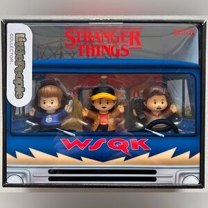 Little People Collector Stranger Things Steve Robin & Dustin 3 Pack New Sealed